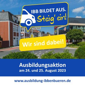 Ibb bildet aus. Steig ein!